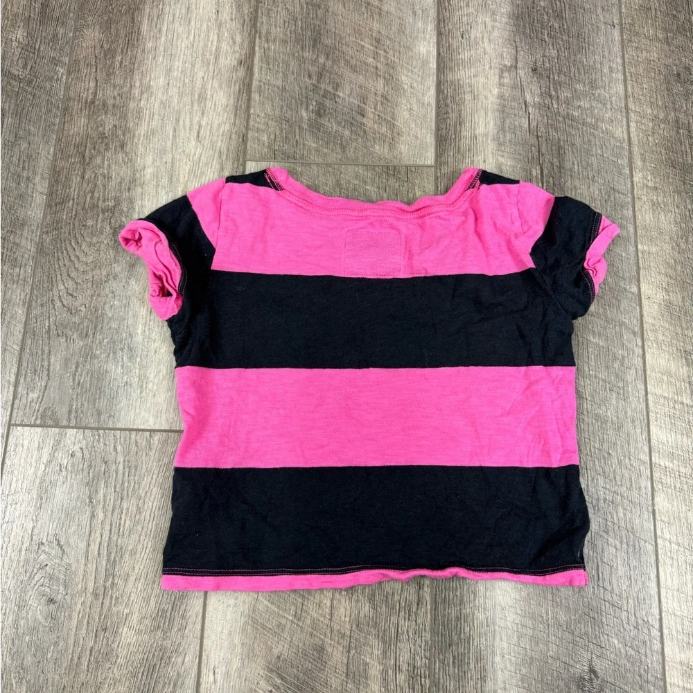 Abercrombie Kids Pink Stripe‎ Top